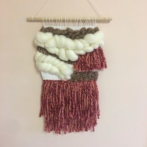 Woven wall hanging